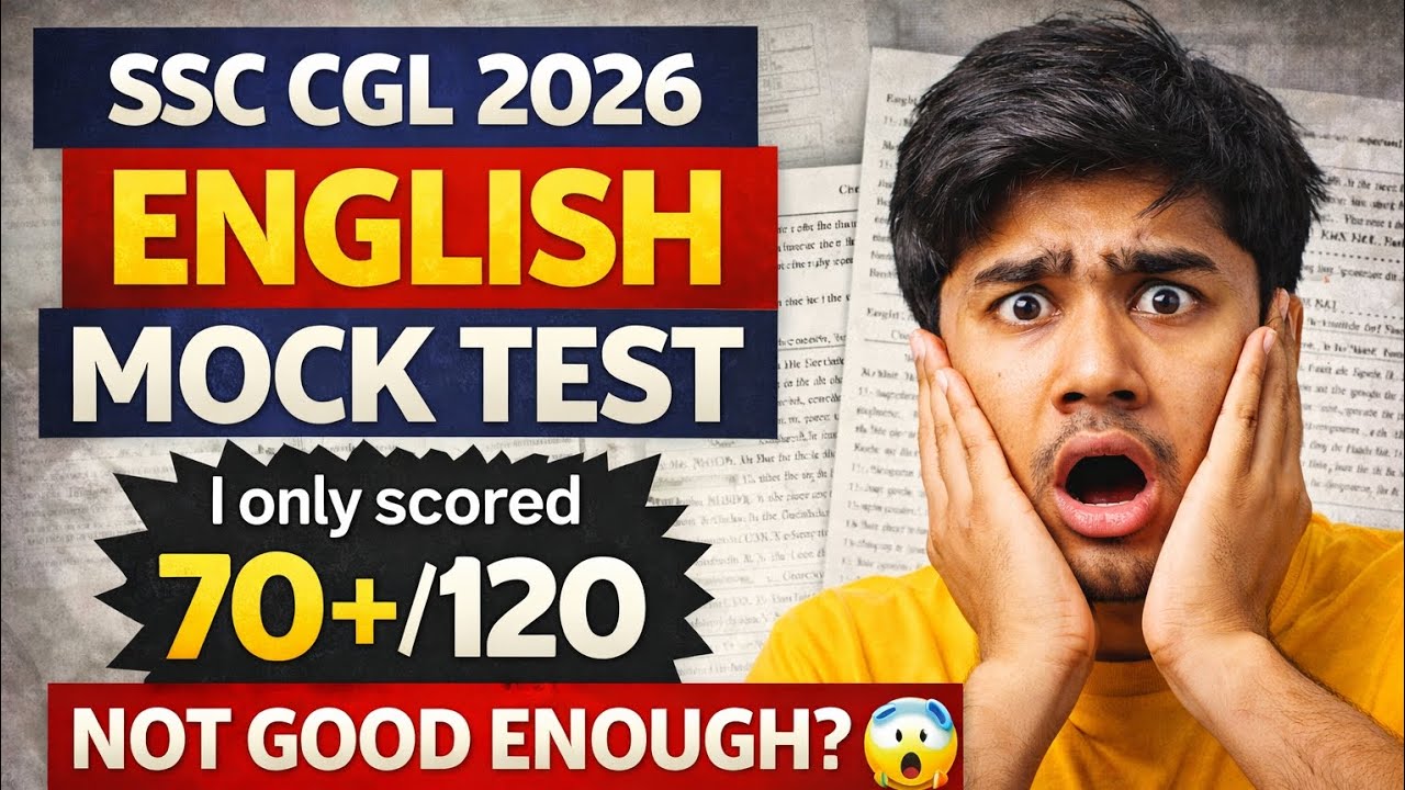 SSC CGL 2026 English Practice Set | Real Exam Pattern Mock Test