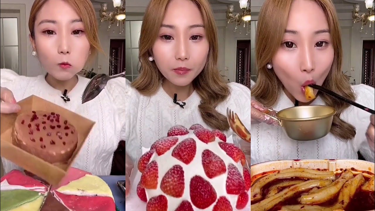 ASMR Mukbang EP031 #帅哥美女吃播 #EatingShow #asmr #chinesefood 🍔🍘🍚🍙🍛🍜🍝🍦🍰🍲🍳