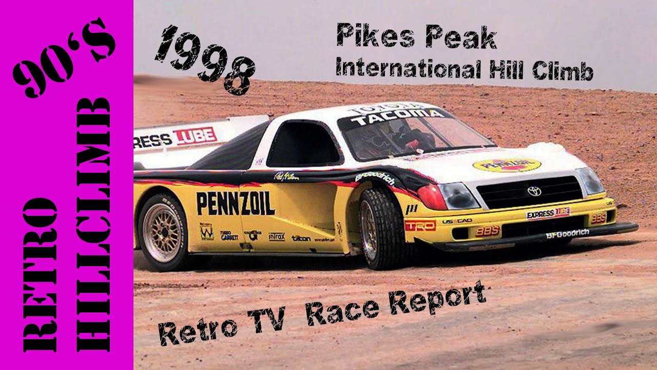 Pikes Peak International Hill Climb 1998 | Retro TV | Rod Millen, Paul Dallenbach, Unser | PPIHC