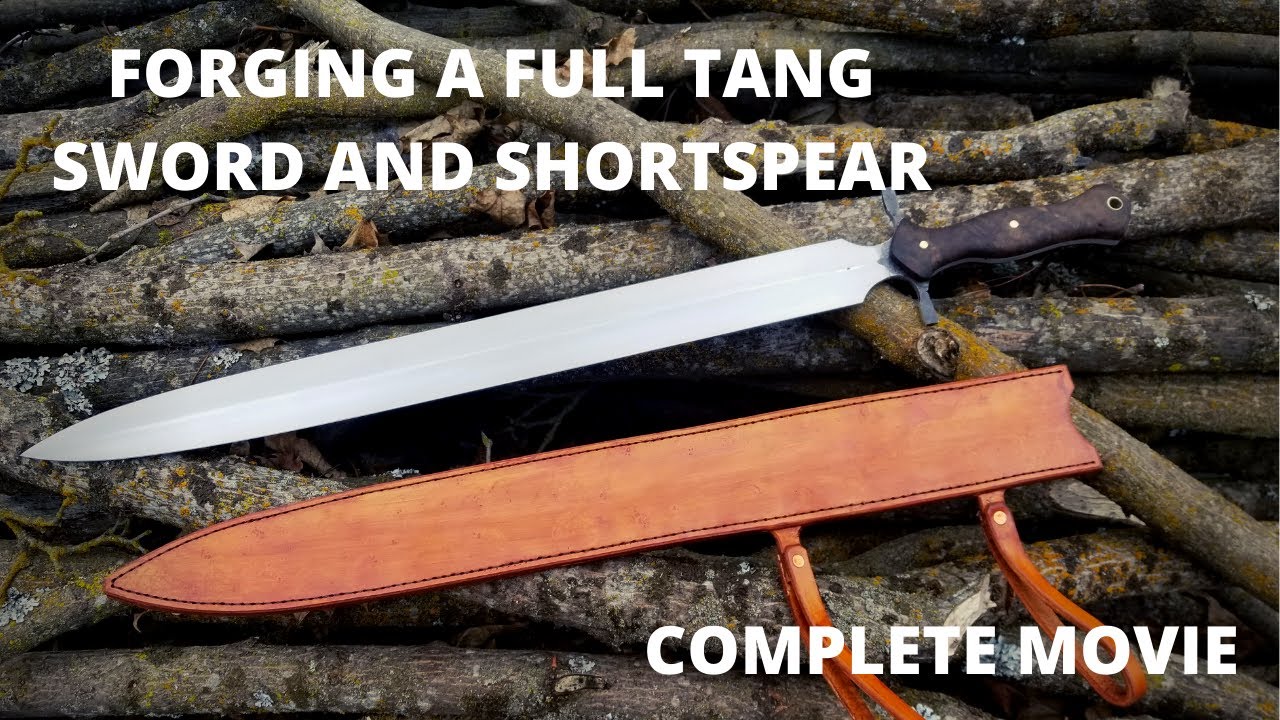 Forging a Short Sword and Short Spear in 5160 - Complete Movie