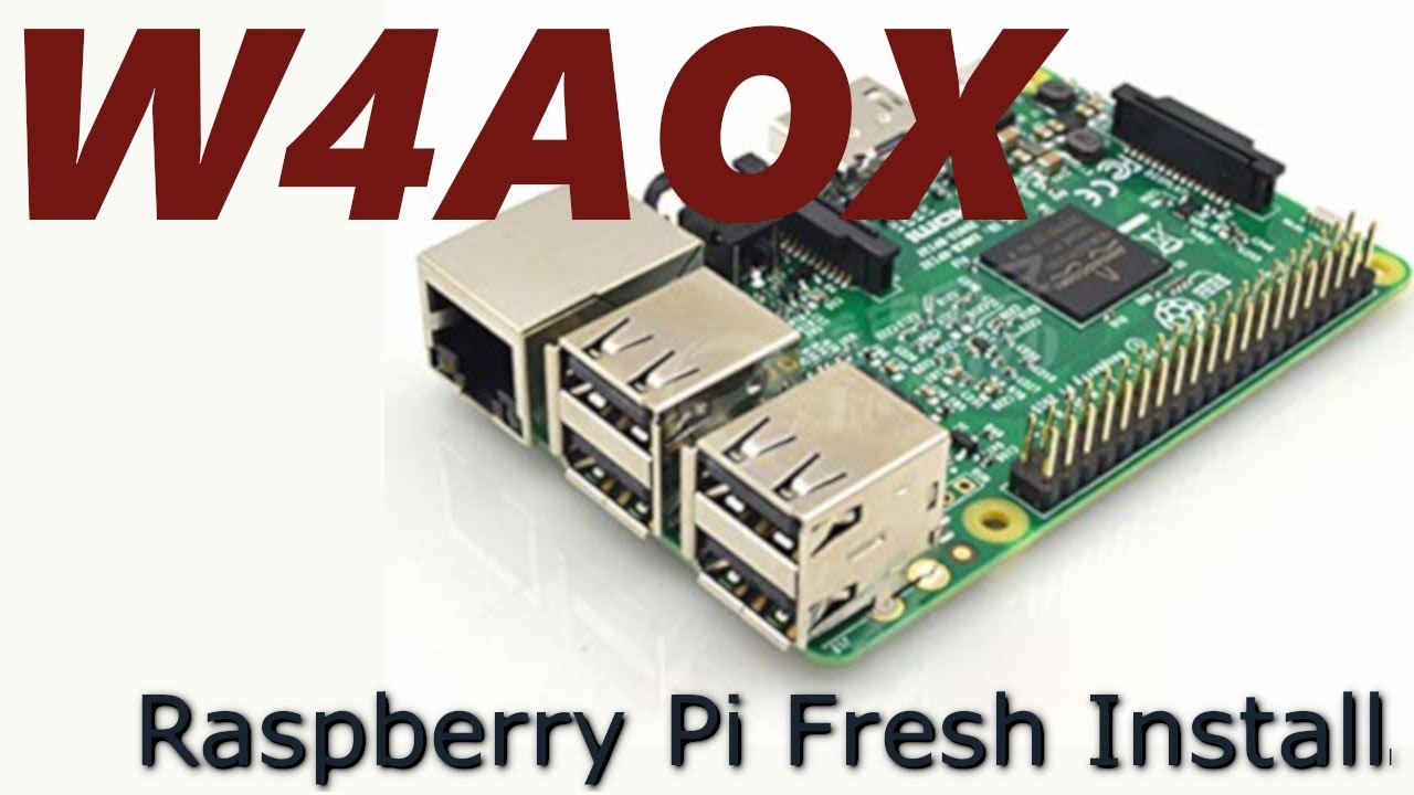Raspberry Pi Ham Radio Field Computer Part 1 - How To Install Raspian Operating System