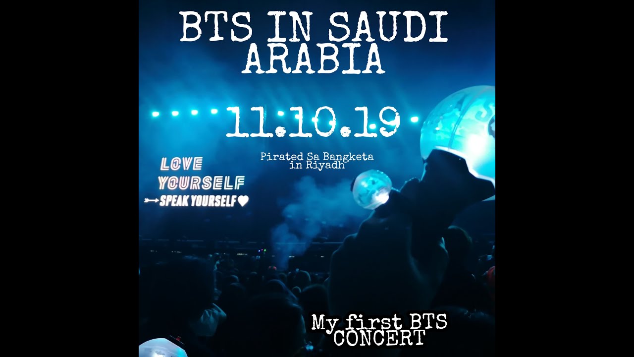 BTS LOVE YOURSELF SPEAK YOURSELF IN SAUDI ARABIA [BTS FANCAMS | FIRSTIME IN RIYADH | SOUNDCHECK