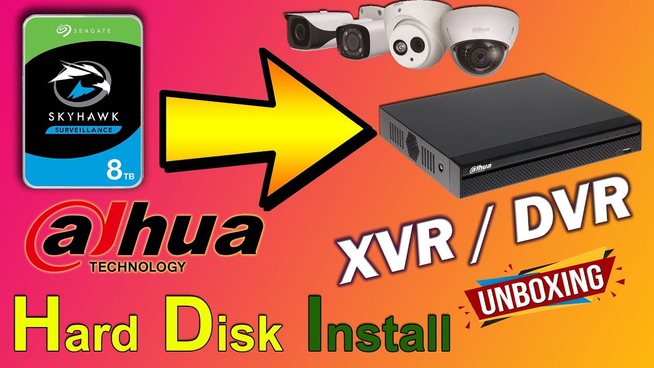 How to Install Hard Disk On Dahua Xvr