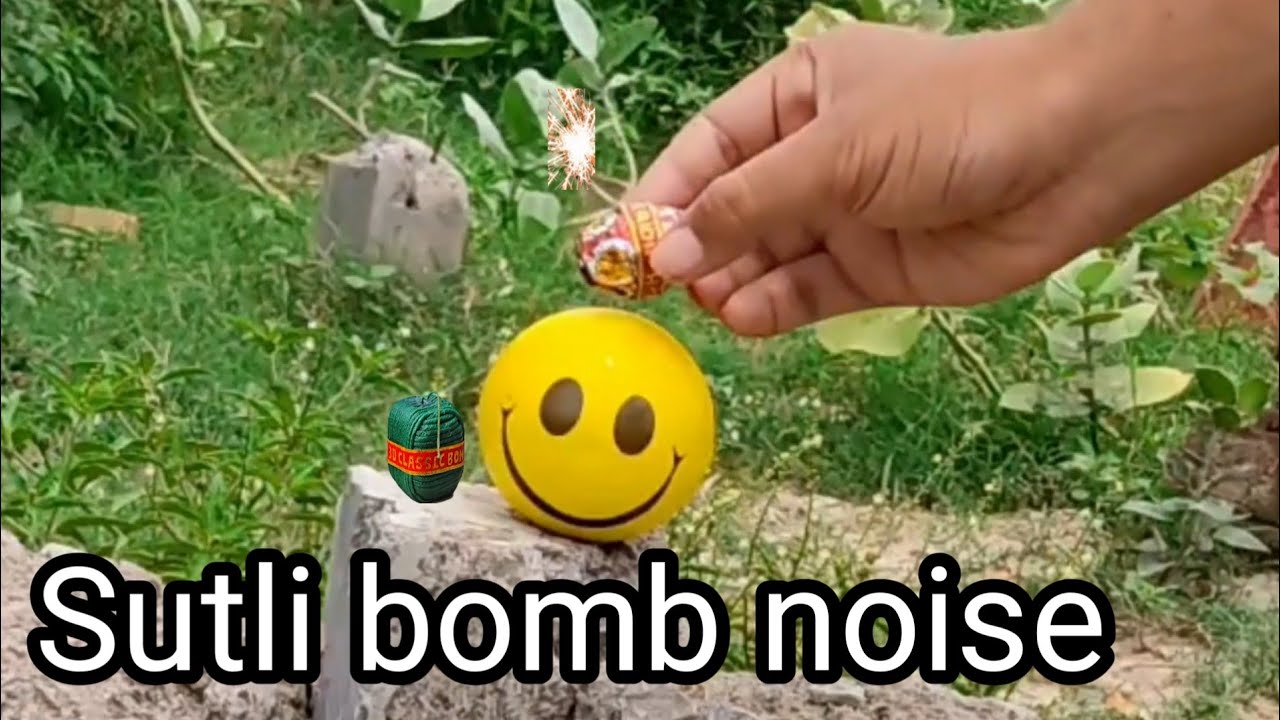 Ball vs cracker | sutli bomb experiment extremely loud noise | cracker noise