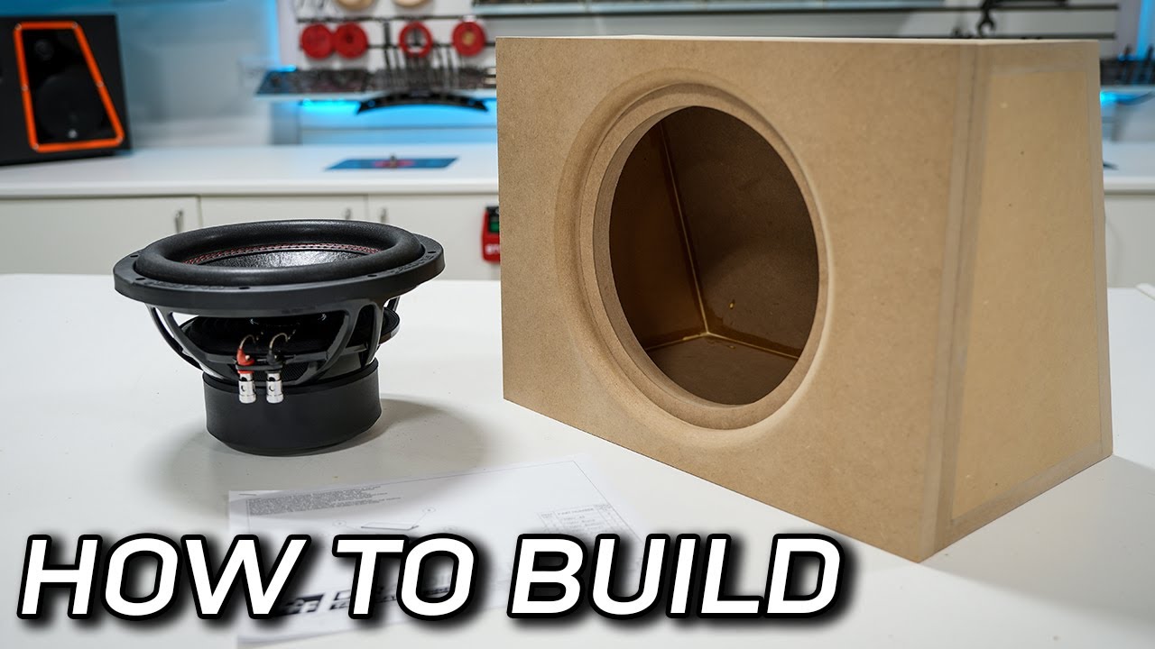 Angled Cuts SIMPLIFIED! - Wedge Subwoofer Box Enclosure Build