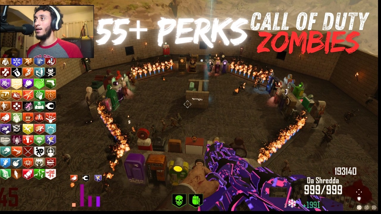 ZOMBIES MAP WITH 55 PERKS... (COD Custom Zombies)