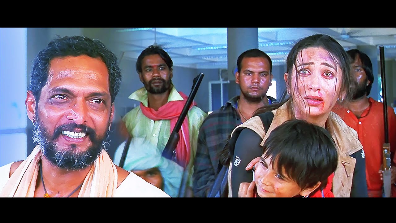 भगवान को बोलना मुझे नरक मे भेजे - ज़बरदस्त अंतिम सीन | Nana Patekar | Karishma Kapoor | Shahrukh Khan