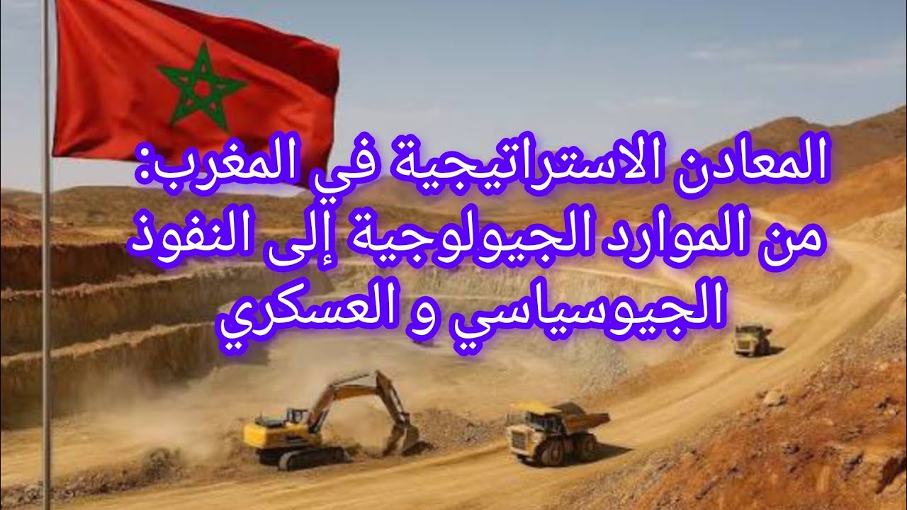 المعادن الاستراتيجية في المغرب: من الموارد الجيولوجية إلى النفوذ الجيوسياسي و العسكري