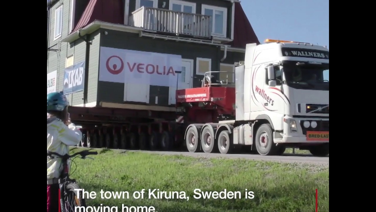 How is Sweden is managing to move an entire town? - BBC Travel Show