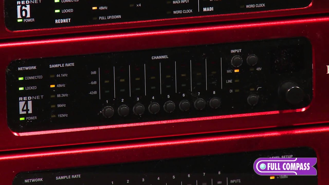 Focusrite RedNet Ethernet Interface Series Overview | Full Compass