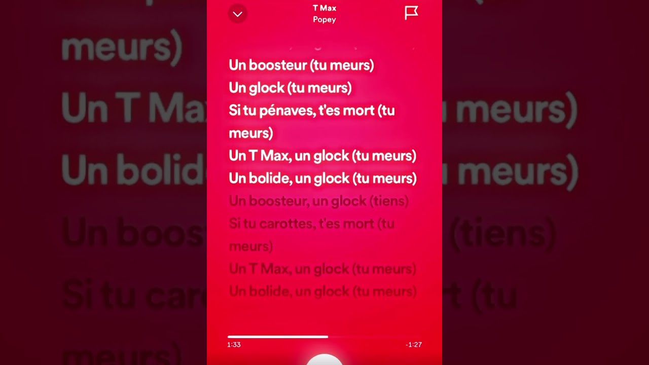 Popey - T Max ( Speed Up + Parole )