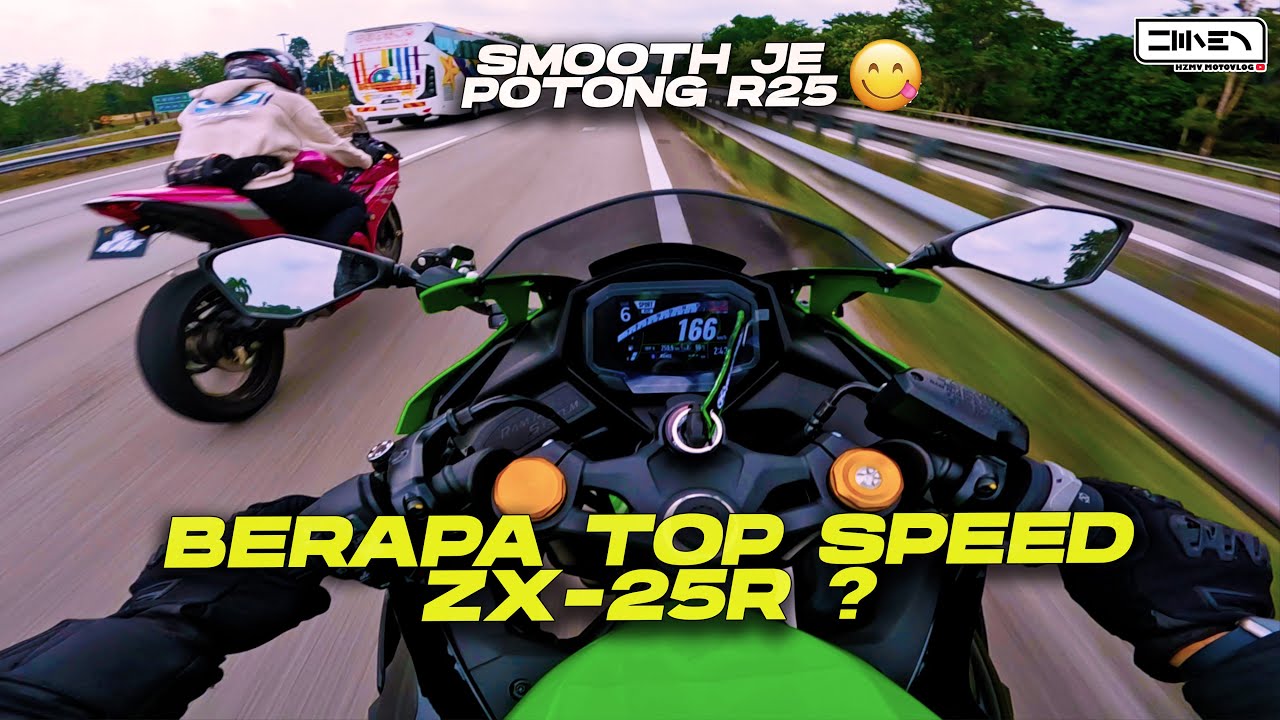 SELAMBER JE POTONG, EFFORTLESSLY ! TOP SPEED ? | Kawasaki Ninja ZX-25R SE Malaysia [4K]