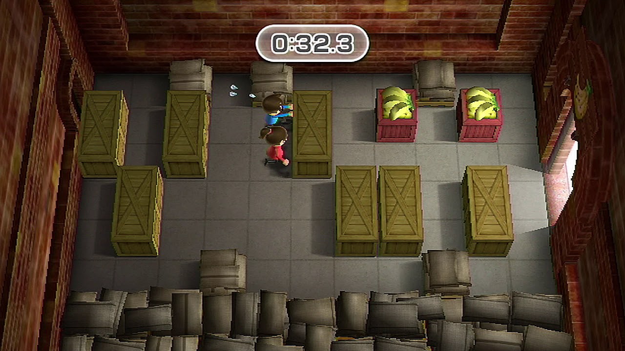 Wii Party - Pair Minigame - Banana Blockade