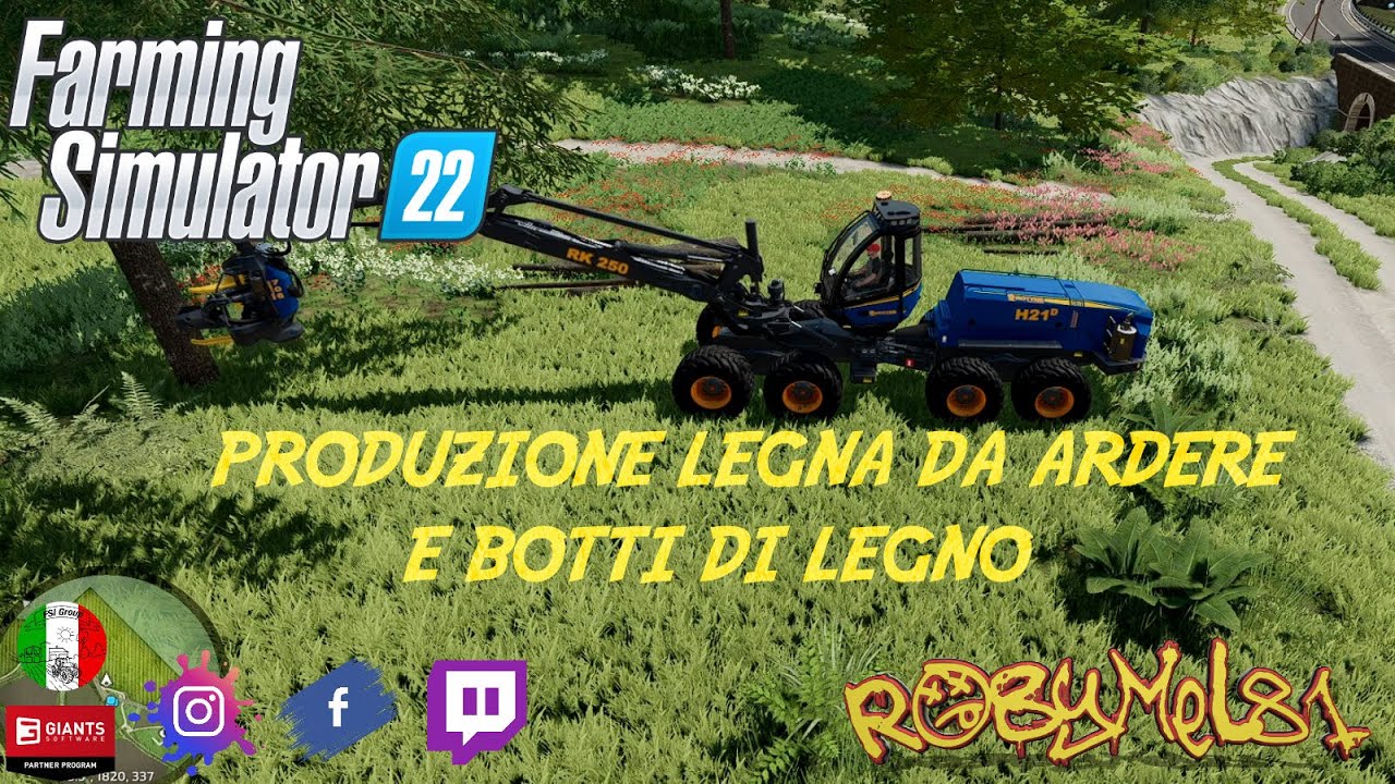 Produzione Legna da Ardere & Botti di Legno ►  FARMING SIMULATOR 22  ► SERIE EMILIA #35