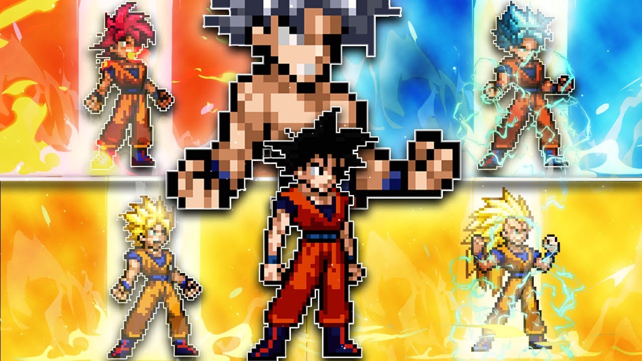 O VÍDEO SÓ ACABA SE ALGUÉM VENCER O GOKU OP ALL FORMS NO MUGEN! (LUTAS SEM PARAR)