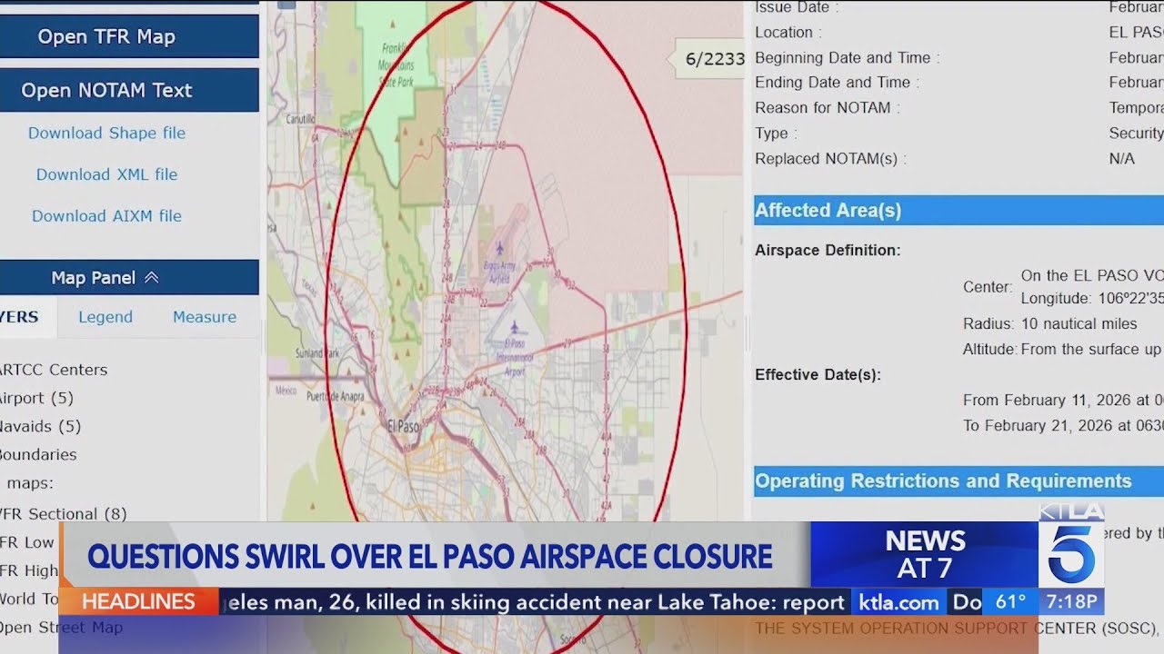 Report: Border Officials Caused El Paso Airspace Closure by Firing Anti-Drone Laser