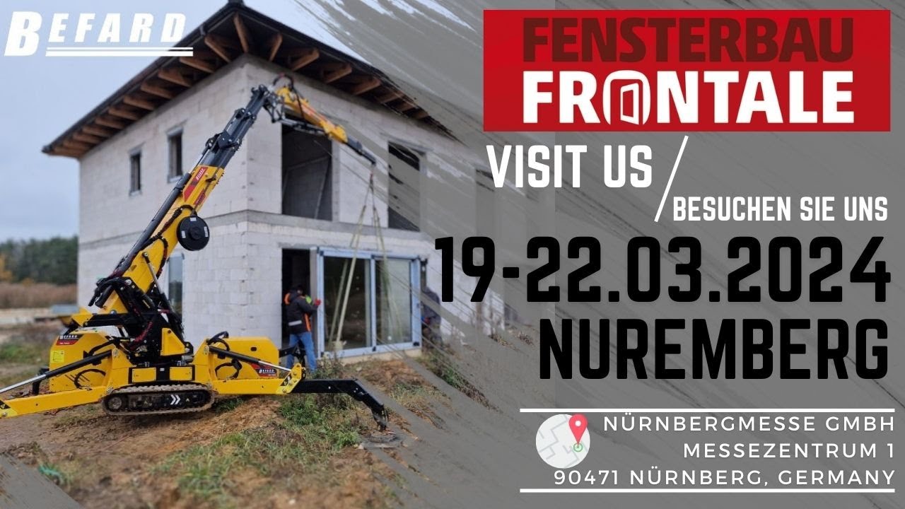 Welche BEFARD-Maschinen werden Sie auf der Messe Fensterbau Frontale in Nürnberg sehen?