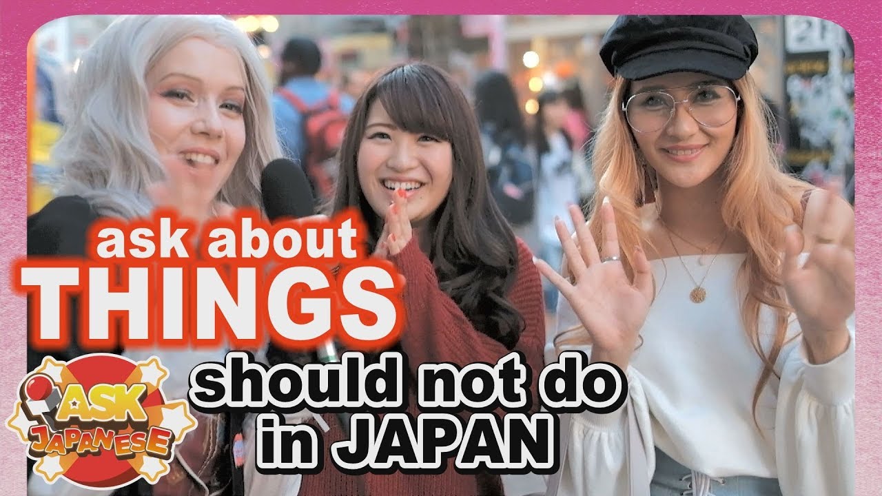 DO NOT DO THIS IN JAPAN! Ask Japanese girls and boys what to NEVER do as foreigner in Japan