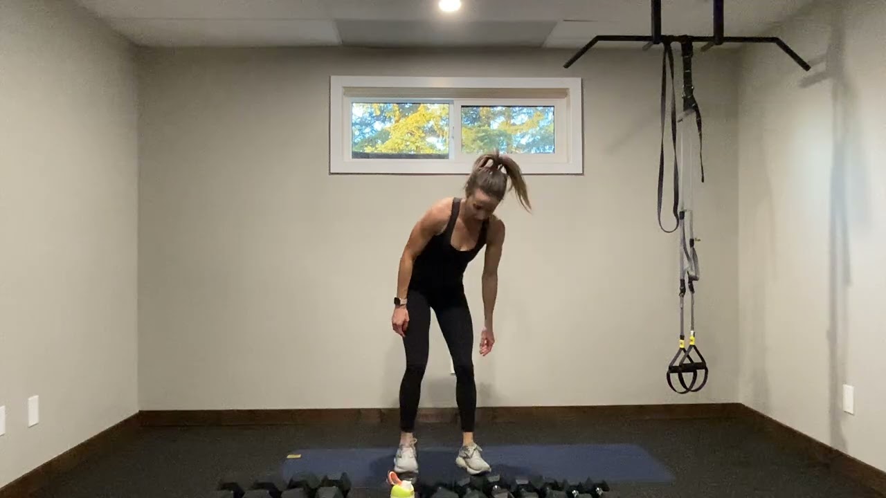 Feb 16 - WO# 6 - 35min Chest, Triceps & Cardio w\ TRX and long resistance band