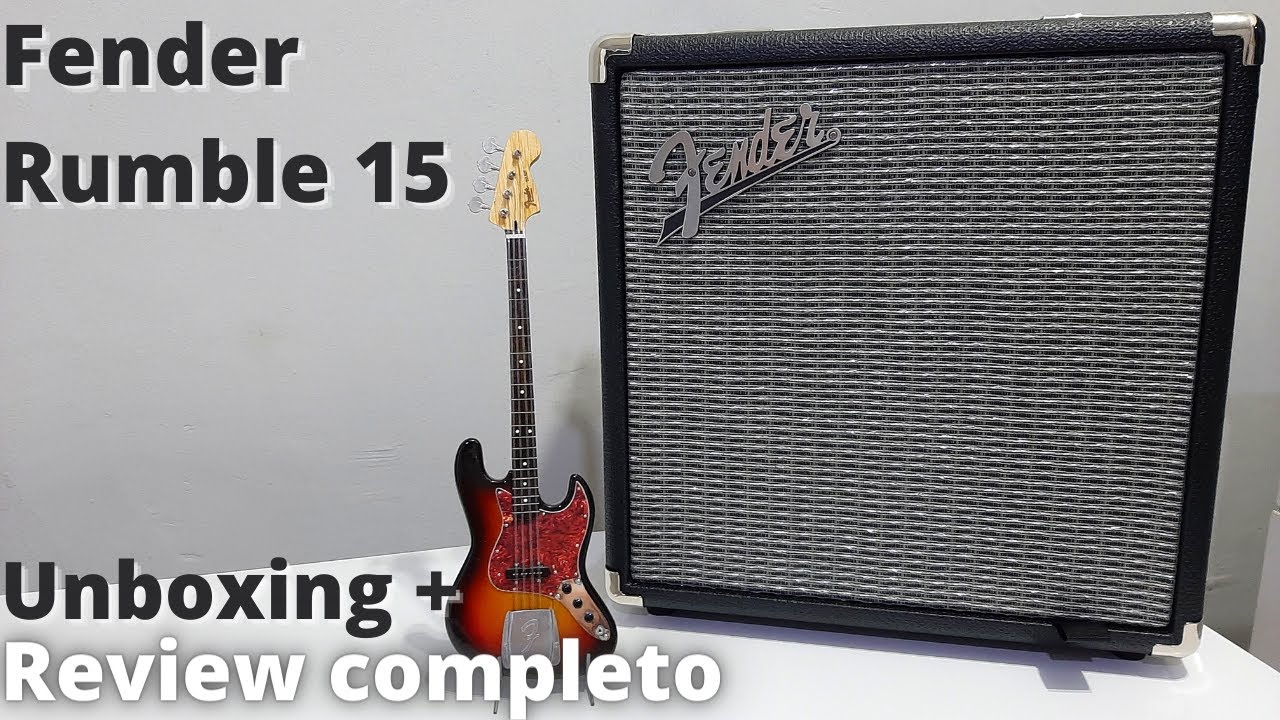 UNBOXING + REVIEW | Fender Rumble 15