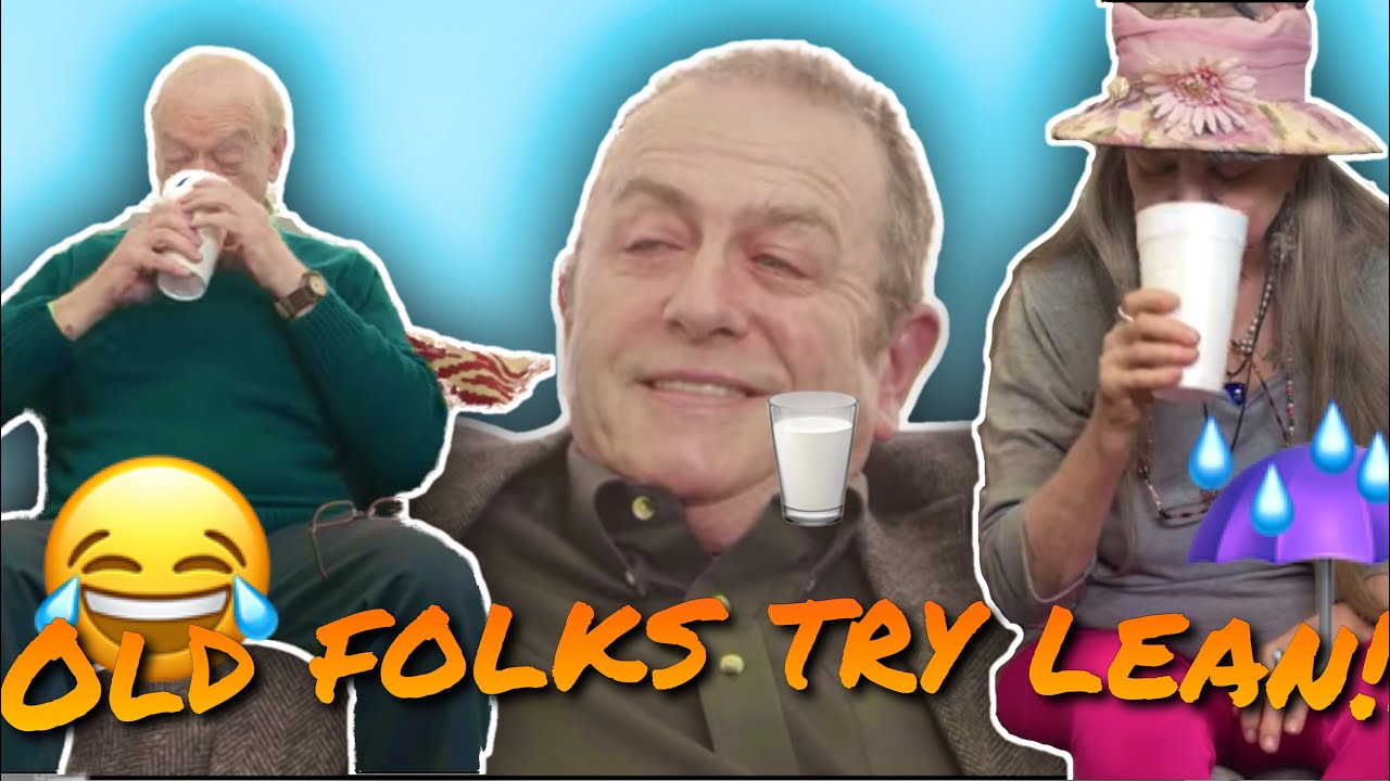 PeleTeleReacts: Old People Try Drinking Lean for The First Time!!! *Hilarious*