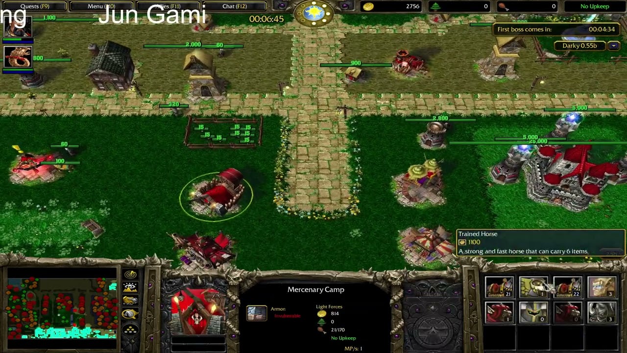 Warcraft3: Darky Imba Cậu bé tiến hoá thành kỵ sỹ