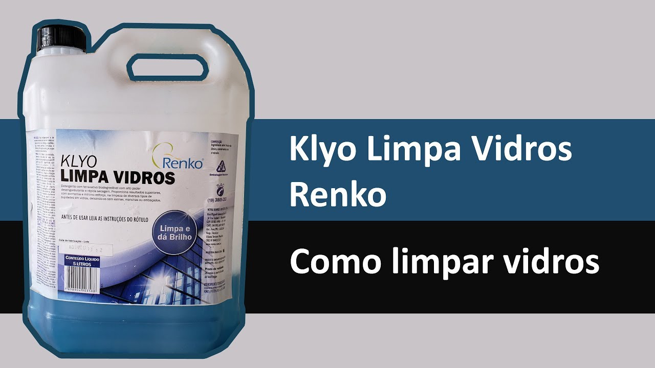 Renko Klyo Limpa Vidros | Como limpar os vidros da maneira correta