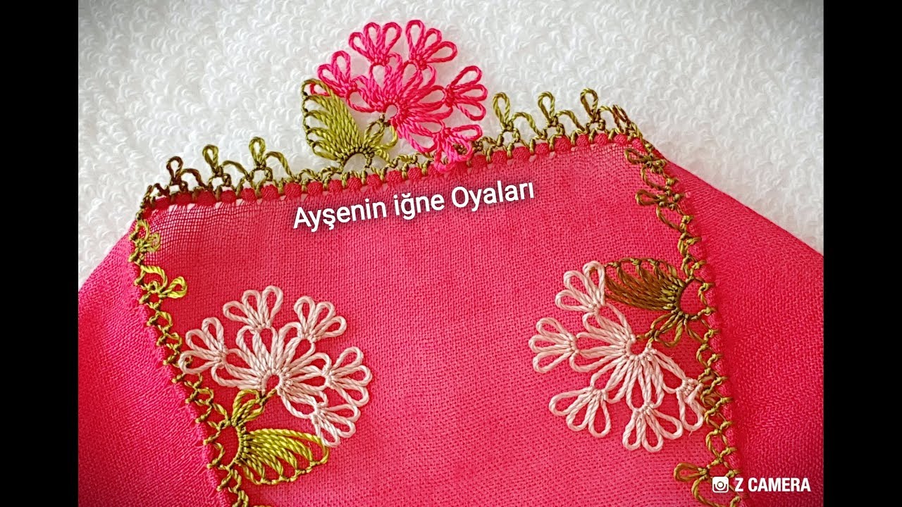 Çok kolay hemde ğösterişli igne oyası modeli