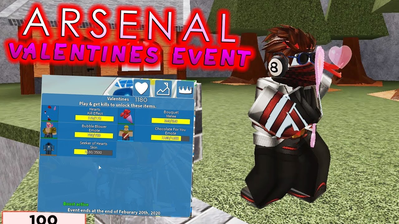 ARSENAL VALENTINES EVENT + NEW CODE | ROBLOX