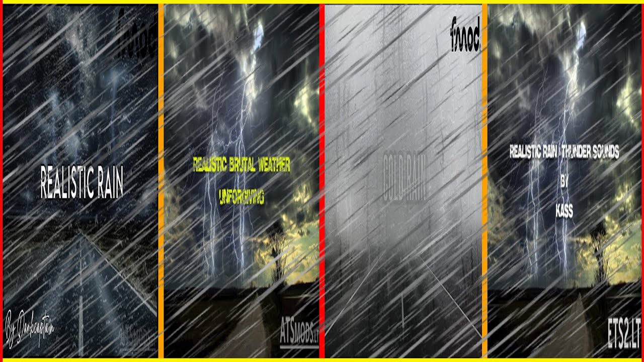 ETS2 Realistic Weather Mods Comparison for 1.41 | ETS 2 Mods