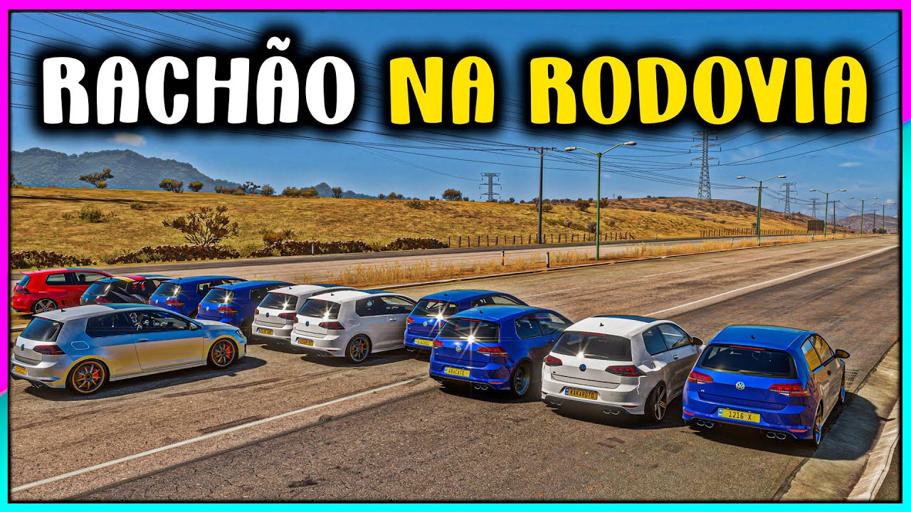 RACHÃO NA RODOVIA SÓ DE GOLF - FORZA HORIZON 5