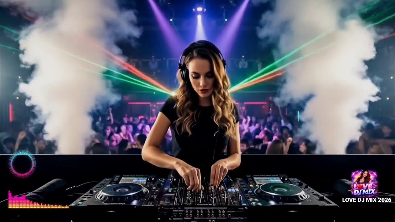 Beautiful Female DJ Live Set 🔥 | Love DJ Remix Party 2026 | 🎧 Ultimate Romantic Party Hits #20 