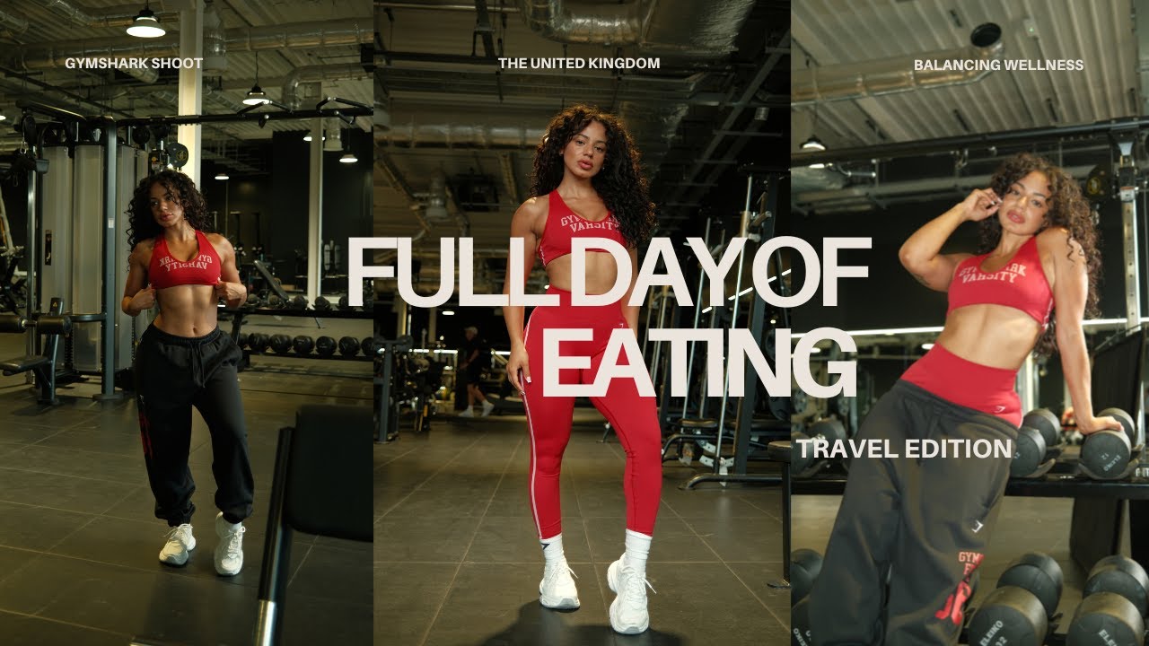 What I Eat in a Day in the UK 🇬🇧 | Balanced Fitness Routine While Traveling