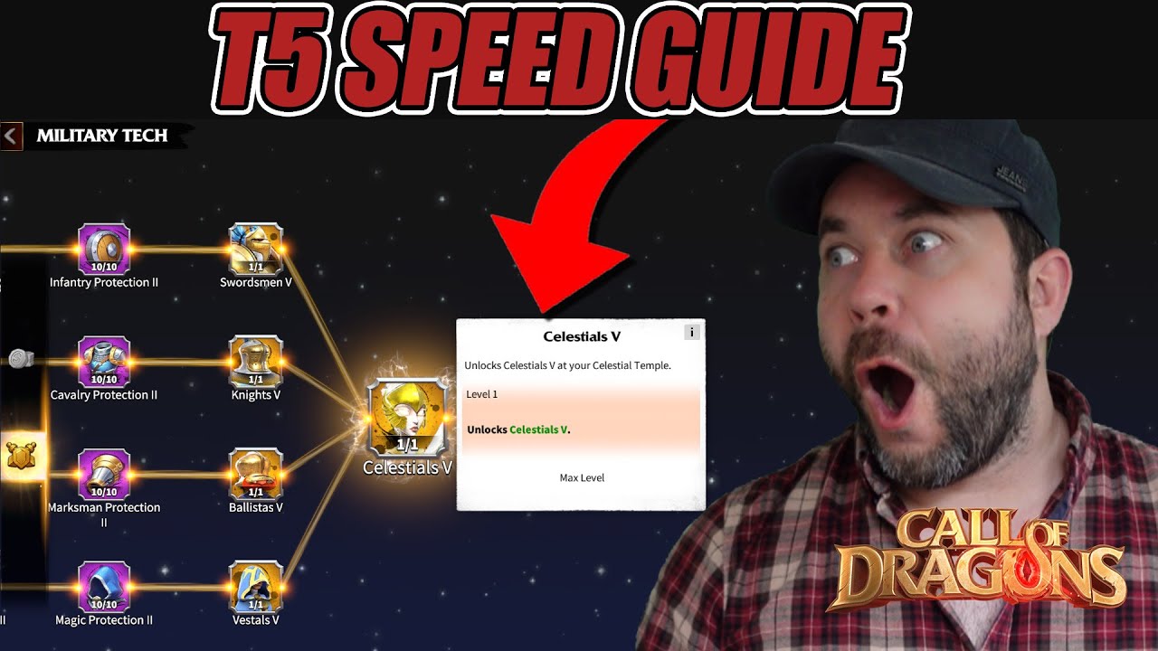 Unlock T5 FAST! The Ultimate Call of Dragons Research Guide (2025)