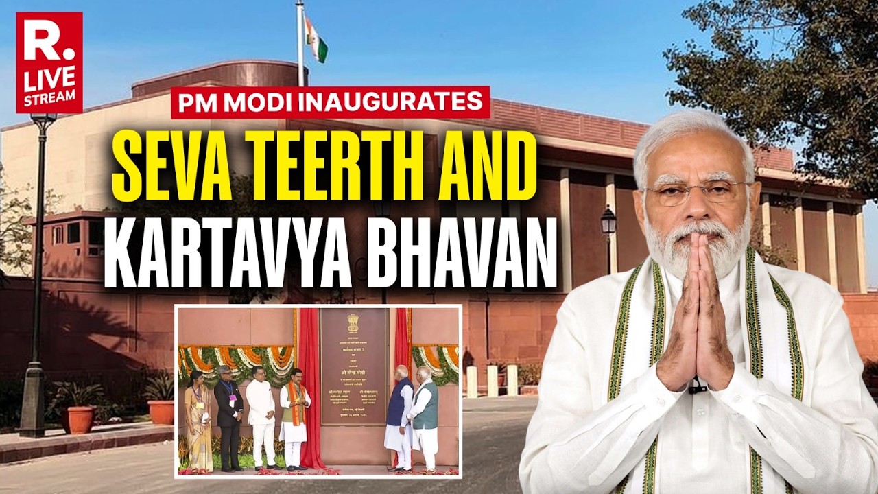 PM LIVE: PM Modi Participates In Inauguration Of Seva Teerth & Kartavya Bhavan | New Delhi