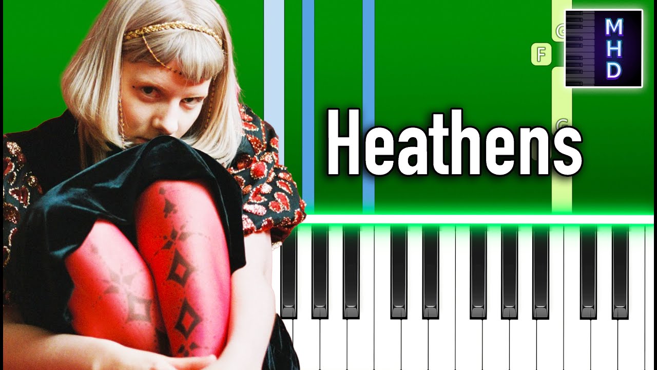 AURORA - Heathens - Piano Tutorial