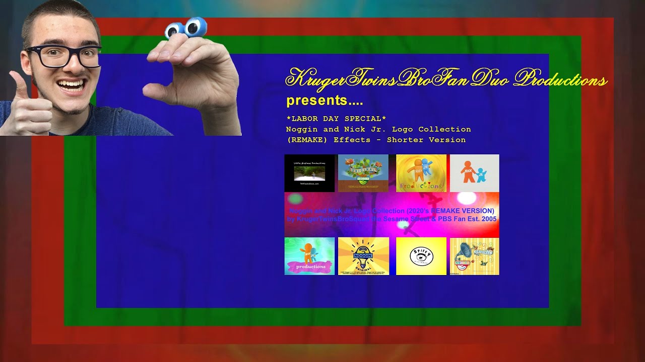 *LABOR DAY SPECIAL* - Noggin and Nick Jr. Logo Collection REMAKE (2020) Effects - Shorter Version!