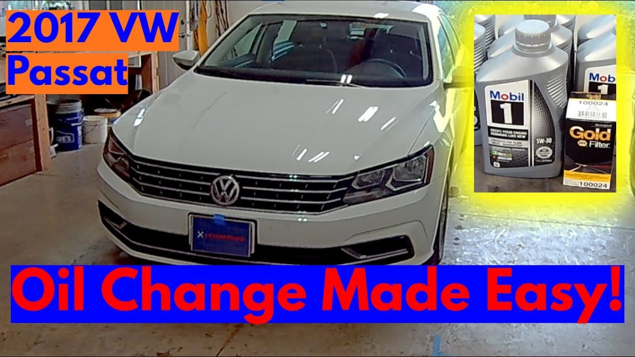 Замена масла в Volkswagen Passat 2017 (полное руководство)