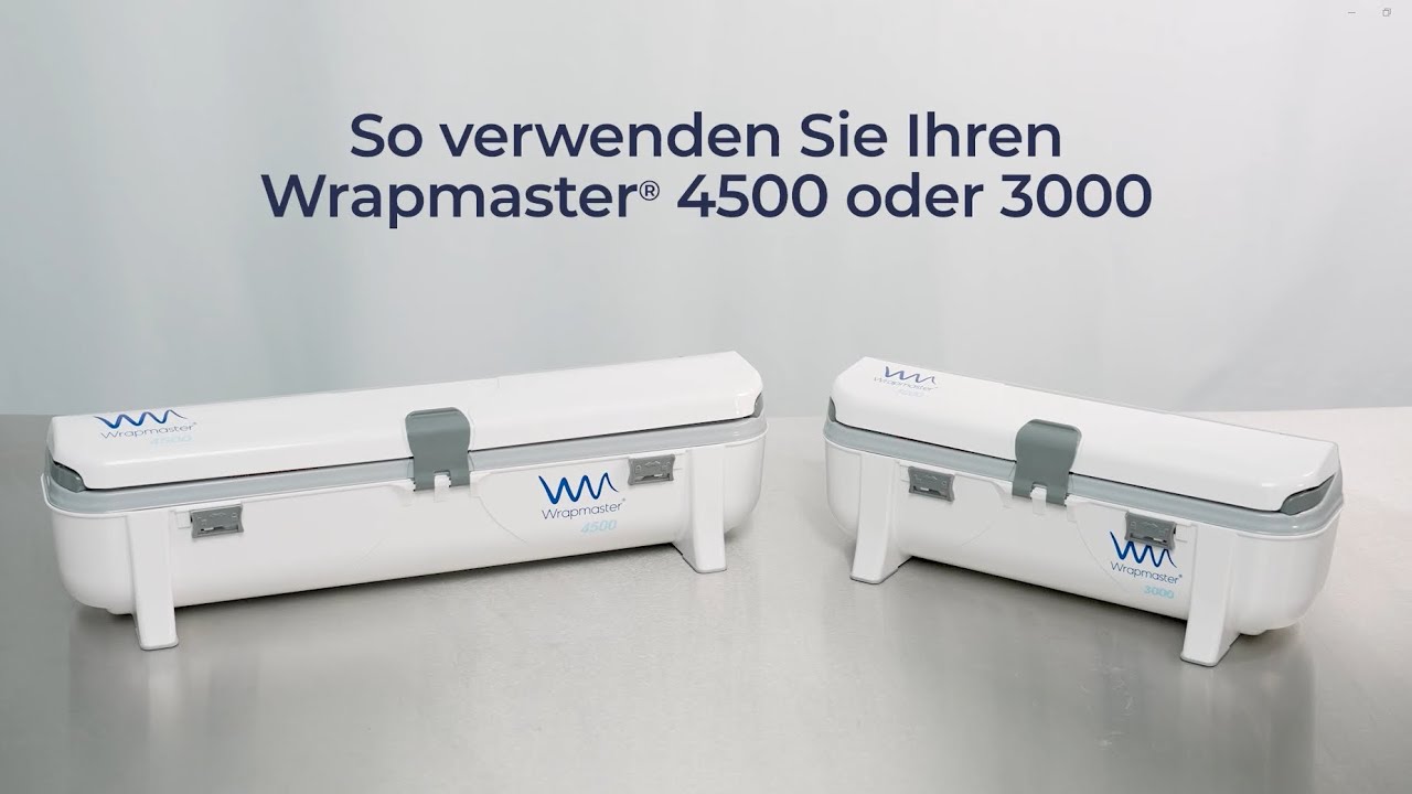 So verwenden Sie einen Wrapmaster Spender 4500 und 3000