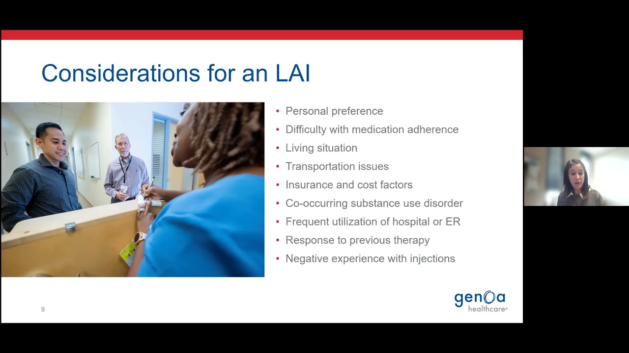 Webinar Long Acting Injectable Antipsychotics in Practice