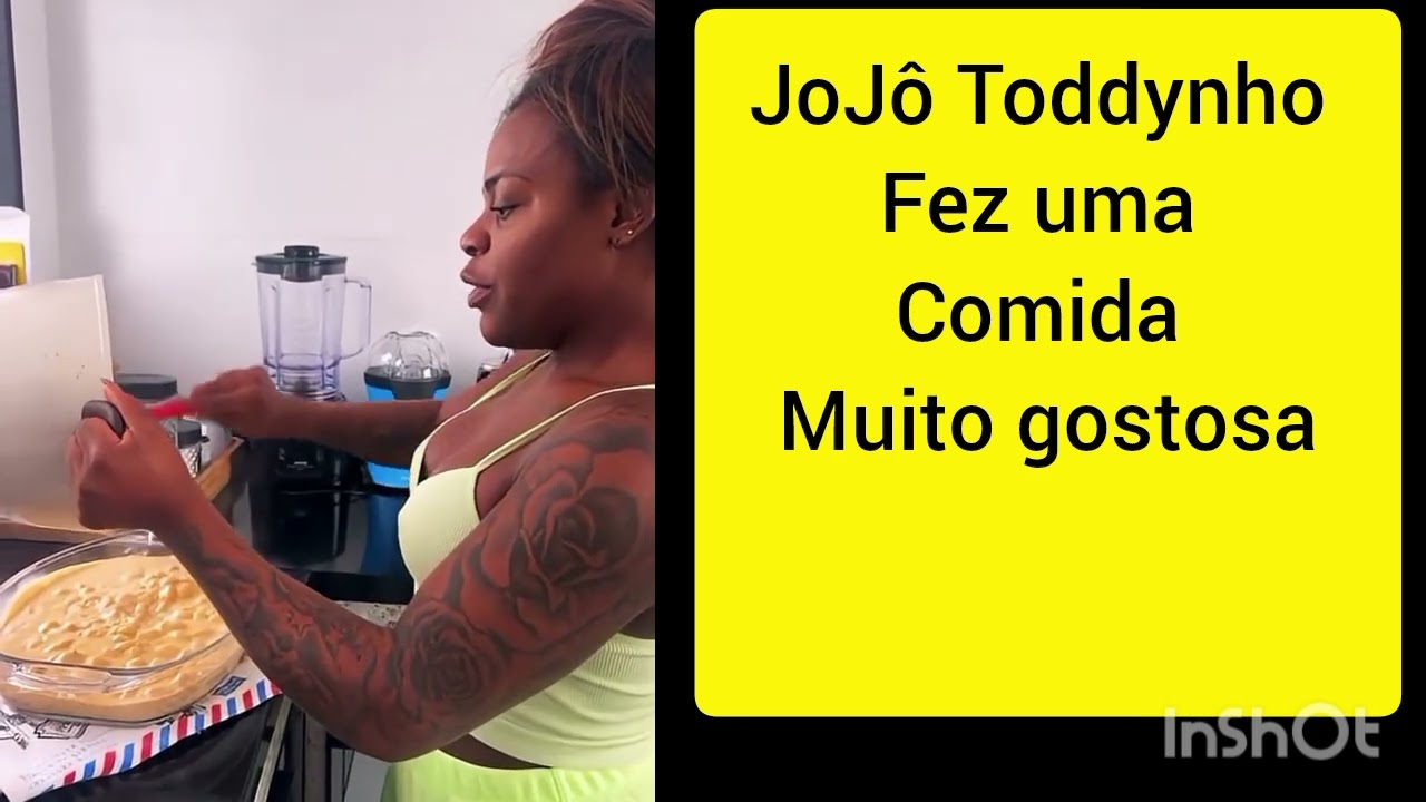 JoJô Toddynho sabe como fazer uma comida deliciosa 