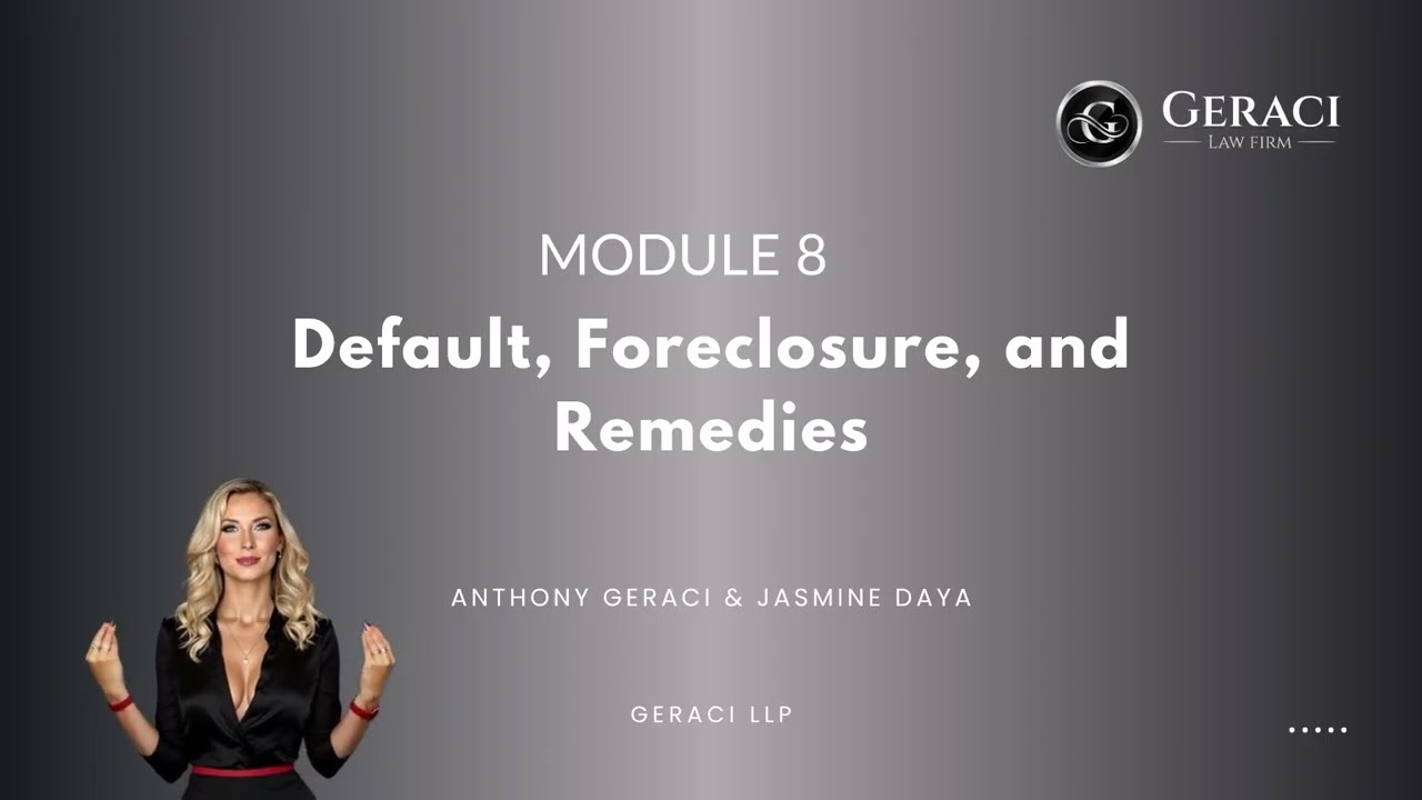 Default, Forclosure, and Remedies | Private Lending Law in California