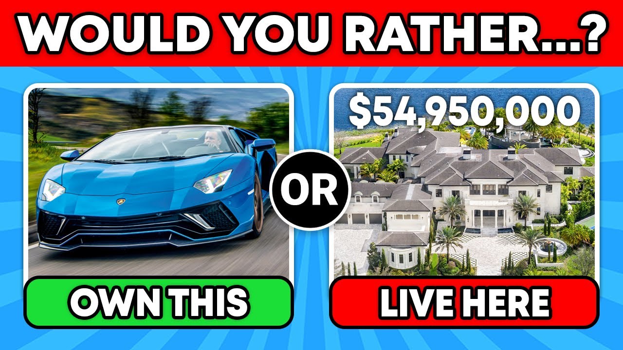 Would You Rather Luxury Edition - HARDEST Luxury Choices You'll Ever Make