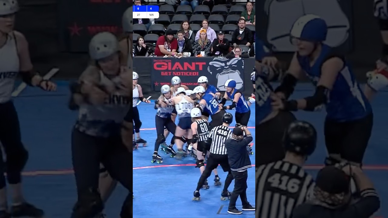 WFTDA CHAMPS!! Incredible pegassist !!! 