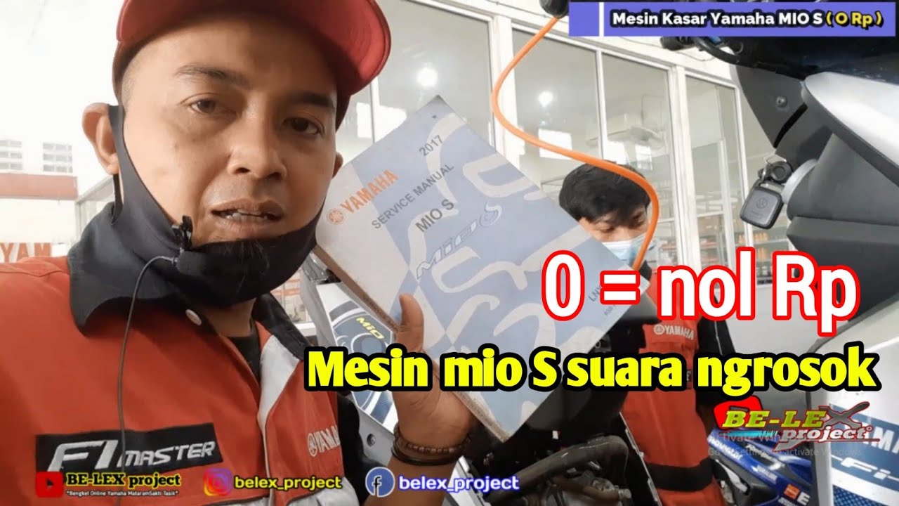 STEL CELAH KLEP YAMAHA MIO S HILANGKAN SUARA KASAR PADA MESIN