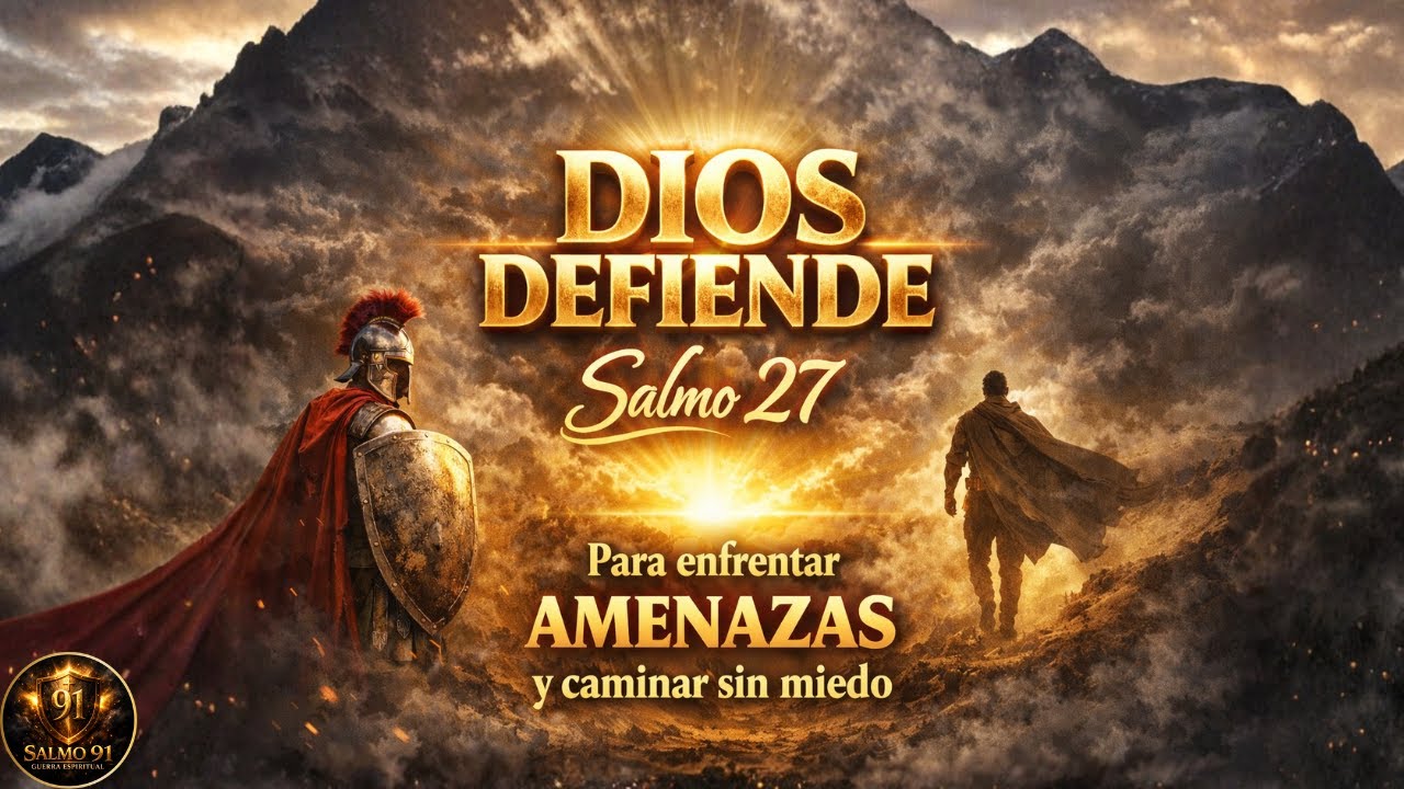 🔥DIOS DEFIENDE | Salmo 27 Para enfrentar amenazas y caminar sin miedo