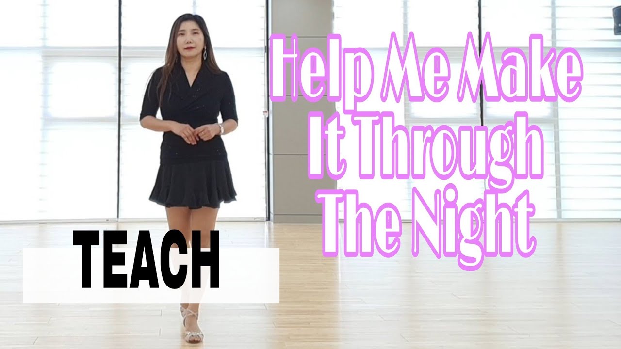Help Me Make It Through The Night Line Dance ⭐TUTORIAL/스텝설명