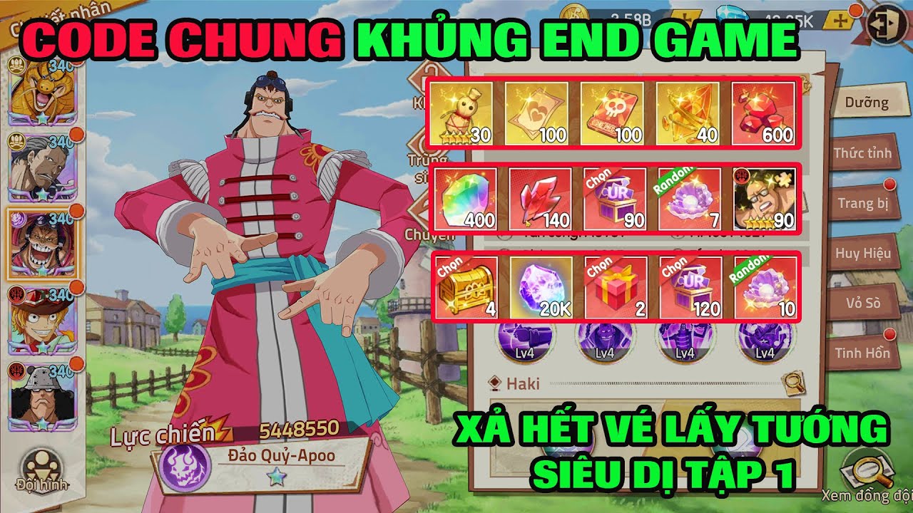KHO BÁU TRUYỀN THUYẾT - CODE END GAME SIÊU KHỦNG XẢ HẾT VÉ TRÊN ACC TOP 1 VIỆT NAM LÀM KÈO DỊ