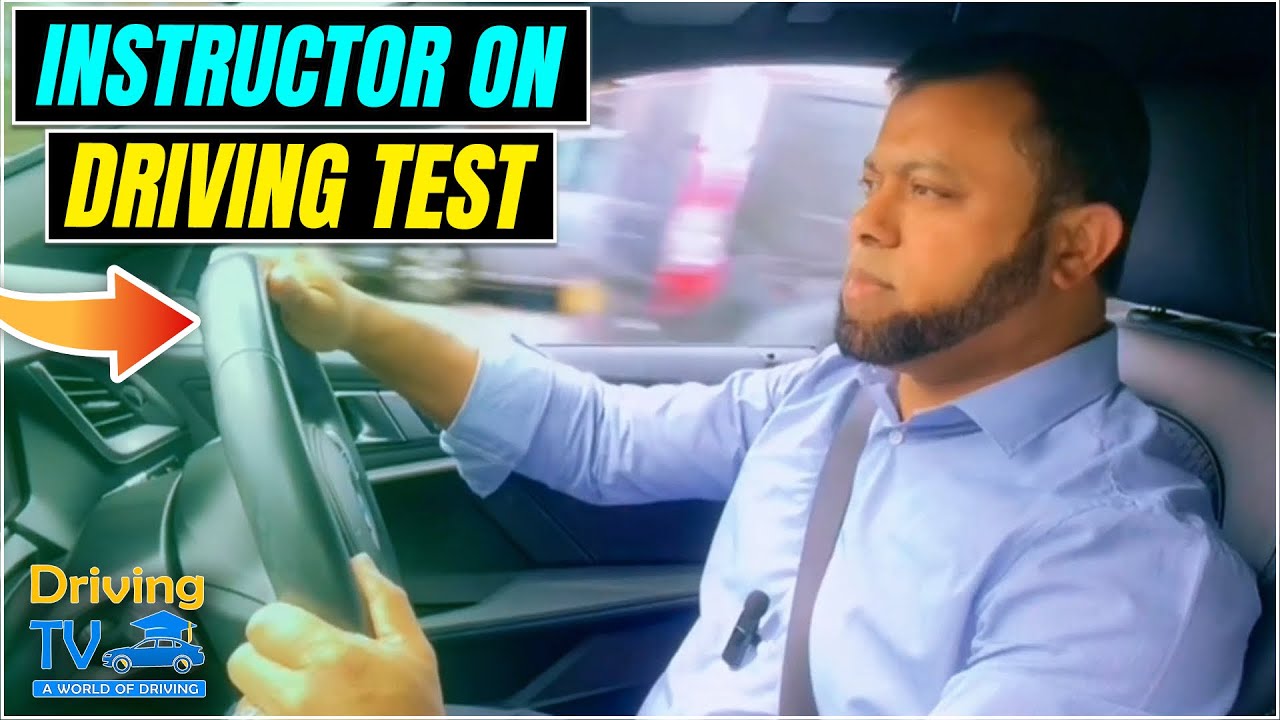 INSTRUCTOR ON DRIVING TEST | Emergency Stop | Manoeuvre | Independent Drive!