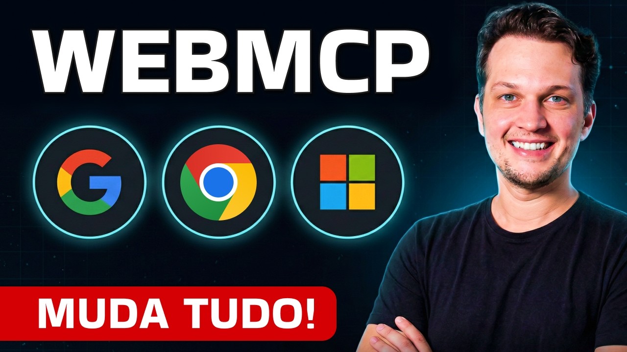 Google e Microsoft Lançaram o WebMCP e MUDOU TUDO (Veja na prática)